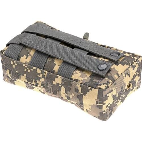 Outdoor Running Bag 1000D Waterproof Tactical Waist Bag Camping Hiking Utility Pouch EDC Keys Phone Holder Backpack Attached