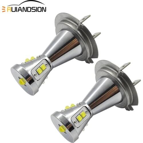 2Pcs 48W H7 PS19W PSX24W 1900Lm LED Lamp 9SMD XB-D Car Fog Light 12V 24V 6000K White Driving Running Led H7 Bulbs for Automotive
