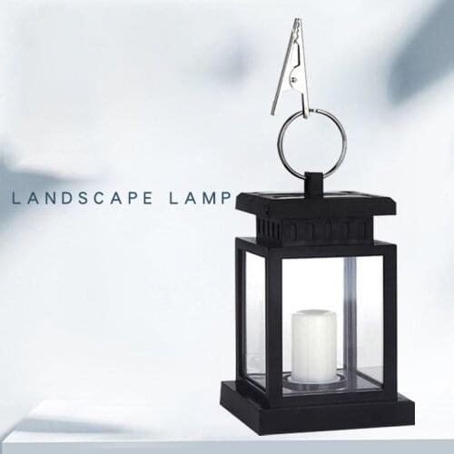 LED atmosphere candle light hair outdoor decoration solar lawn camping decoration landscape courtyard