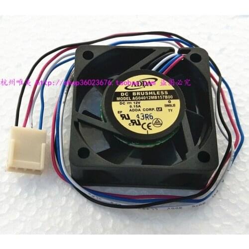 NEW ADDA 4015 4CM double ball bearing 4lines PWM control speed AG04012MB 12V 0.15A cooling fan