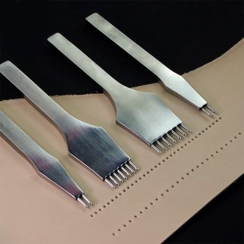 High Quality DIY Arts Crafts Sewing Tool Round Leather Stitching Cutting Handmade Work Punch for Belt Metal Puncher Making Holes