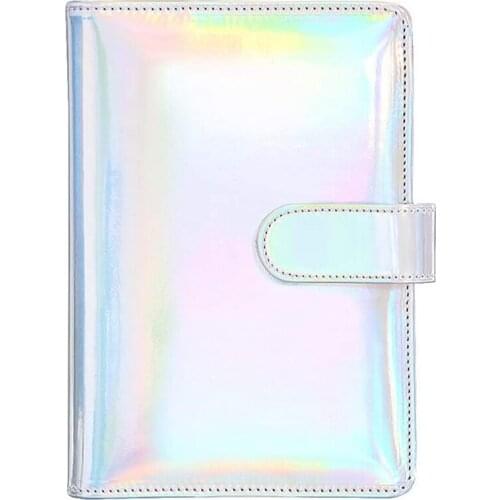 A6 Pu Leather Notebook Binder Cover, 6 Ring A6 Binder Budget Cash Envelopes,Planner Travel Journal Binder Cover