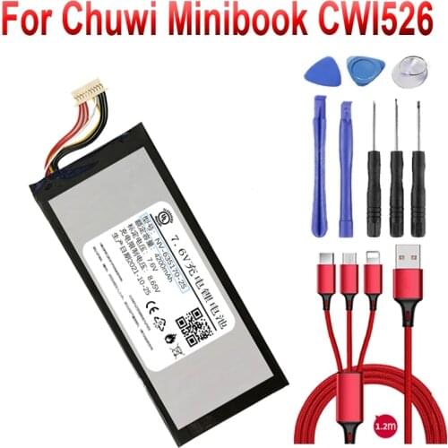 7.6V 3900mAh NV-635170-2S Battery for Chuwi Minibook CWI526 Tablet PC New LiPo Rechargeable Accumulator Replacement