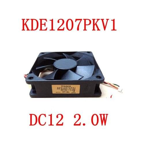 Free Shipping original SUNON 7020 70x70x20mm 7cm 12V 2.0W KDE1207PKV1 3PIN Optoma speed measuring projector fan