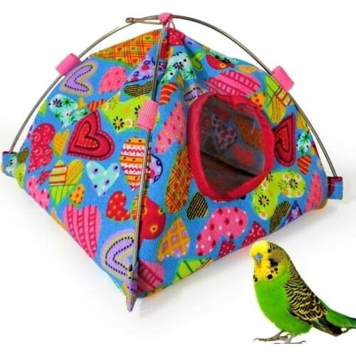Parrot Tent Canvas Nest Sleeping Bag Floor Hanging Birds Nest Hamster Nest Cotton Nest Hammock