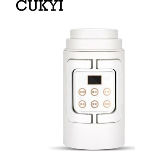CUKYI Multifunctional Travel Electric Kettle Home Mini Multicooker Porridge Soup Rice Cooker Chaleira Foldable Handle 220V