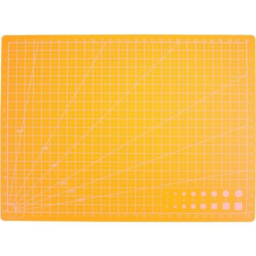Double Sided Cutting Mat A4 Durable Cut Pad Patchwork Tool Handmade Cutting Plate Dark School Supplies 22x30cm