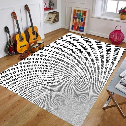 Digital Code Rug, New Fashion Rugs, Living Room Rug, Modern Life, Home Decor Rugs, Fan Rugs, 3d Print Rug, Kids Room Rugs