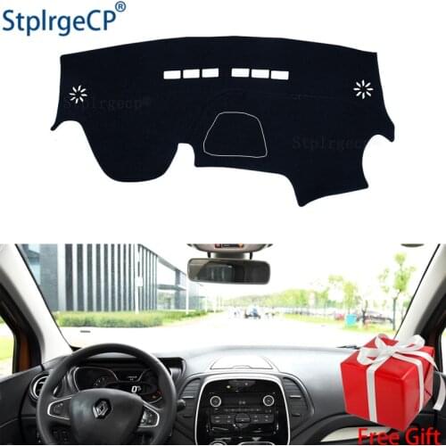 For Renault Captur 2013~2018 Samsung QM3 dashboard mat Protective pad Shade Cushion Pad interior sticker accessories