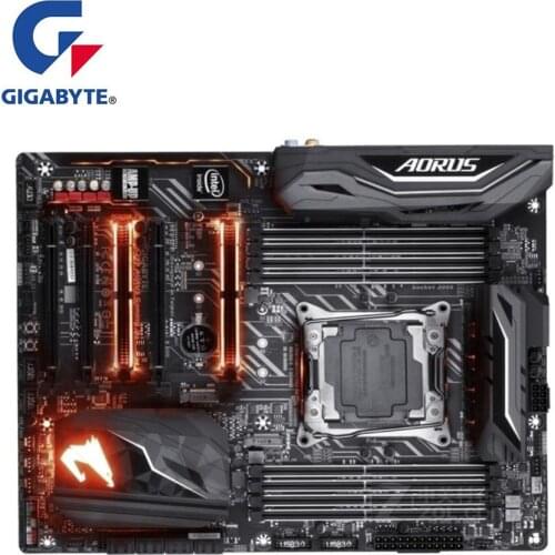 For Gigabyte GA X299 AORUS Gaming 3 Motherboard LGA 2066 For Intel X299 Used Desktop Mainboard M.2 NVMe SATA3 PCI-E X16 3.0