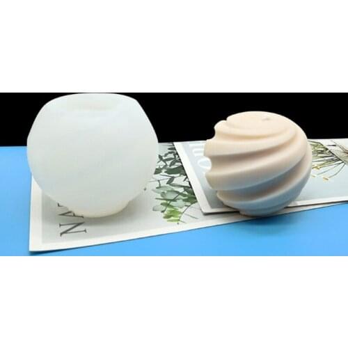 Multipurpose 3D Planet Round Scented Candle Silicone Mold Cake Decorating Candy Chocolate Fondant DIY Clay Making