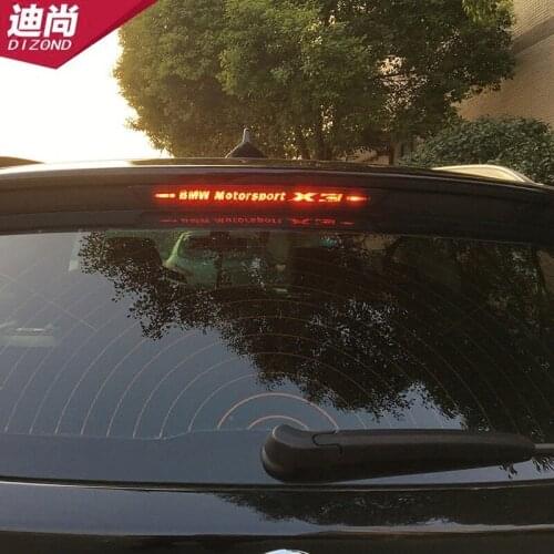 Suitable for BMW X3 brake light decoration stickers X1 modified stickers rear high brake light stickers