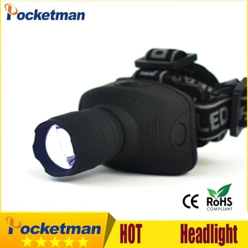 2000 Lumens LED Headlight Headlamp Flashlight Frontal Lantern Zoomable Head Torch Light To Bike For Camping Hunting Fishing Z90