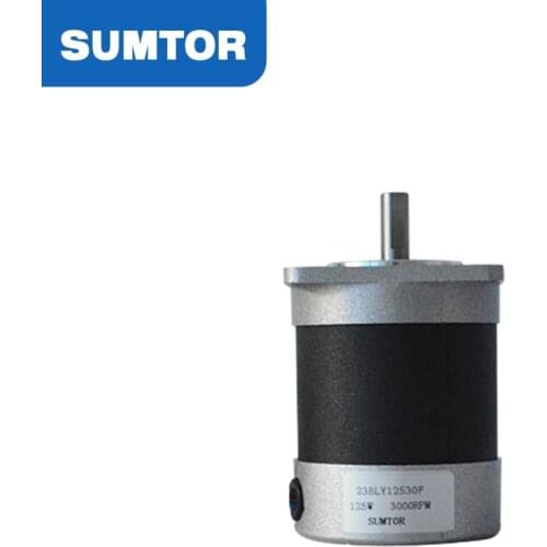 Nema 23 brushless dc motor 24v 0.4N.m holding torque 125W rated power square flange