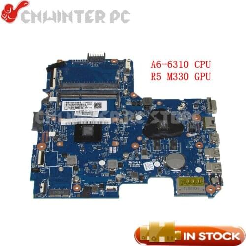 NOKOTION 827684-001 MENTOS10-6050A2731601-MB-A01 For HP 14-AF Laptop Motherboard A6-6310 CPU Radeon R5 M330 Video card