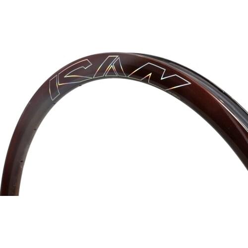 ICAN Rainbow declas Super Light Carbon T800 Rim 35C/40C/45C/50C/55C/86C Width 25mm For Road Bike Cyclocross bike 20/24 Holes