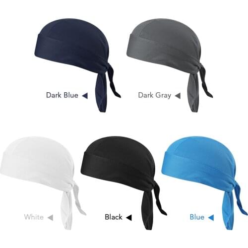 Cycling Sweat-wicking Cap Cycling Beanie Cap Cycling Headscarf Headband Quick-dry Pirate Hat Beanie Hat for Outdoor Cycling