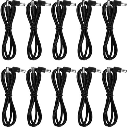 Guitar Effect Pedal Power Cord DC 5.5 x 2.1mm Cables Electric Guitars Accessories