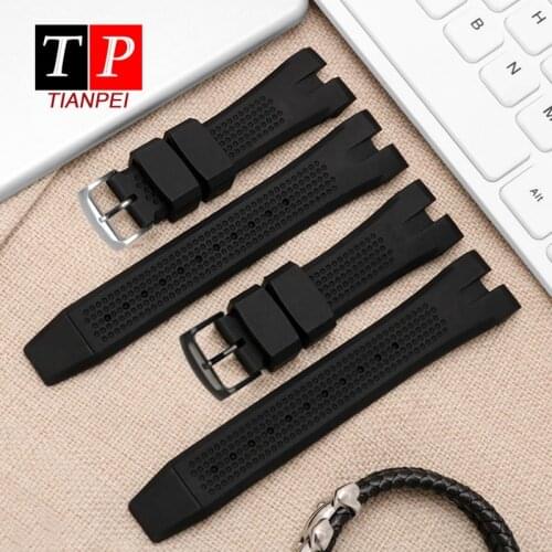 Silicone watch strap for CITIZEN AW1475 1476 1477 CA4154 4155 rubber sport Waterproof watch band men watch belt accessories 24mm