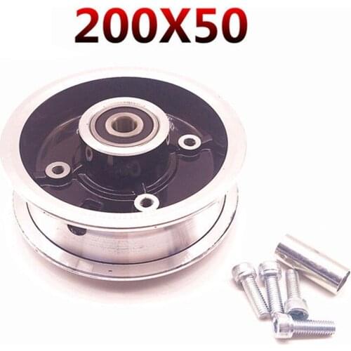 Electric Vehicle Scooter Front Wheel Hub For Xiao*mi 8 Inch 200X50 Tire Metal Durable Outdoor Sports Scooters Parts Accessories
