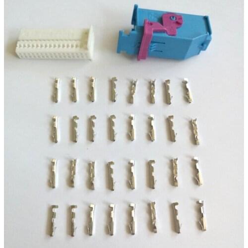 1PC Blue 32 Pin Car Instrument Plug Passat B5 Plug with Terminal