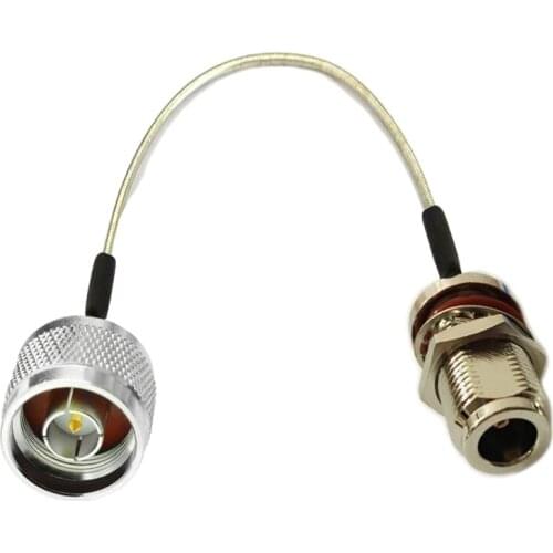 2pcs 20cm N Male to N Female O-ring RG402 0.141" RF Semi-rigid Coax Coaxial Connector Cable 50ohm