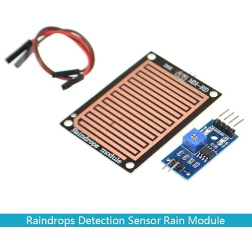 3.3-5V Rain Raindrops Detection Sensor Rain Module Weather Humidity Module