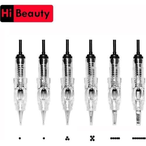 30/50/100pcs RL F Disposable Tattoo Needles Sterilized Permanent Lip Eyebrow Makeup Needles Cartridge Tips For Agulha