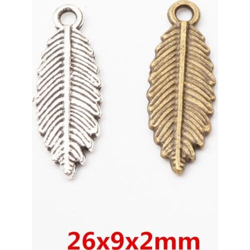 30pcs Vintage Metal Tree Charms Retro Leaf Charms Fashion Accessories Diy Handmade Charms for Jewelry Making 5855