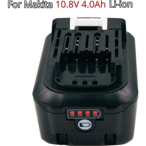 Rechargeable Battery 10.8V 4000mAh Li-ion Cordless Drills Replacement batteries for Makita Power Tools BL1015 BL1020B BL1041