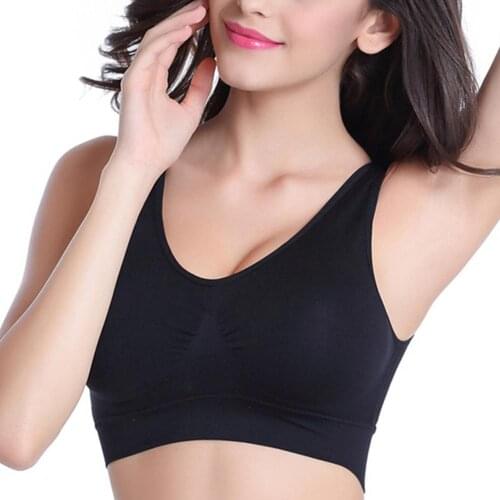 80% Hot Sales Fashion Women Sexy Single Layer Seamless Bra Wireless Sports Yoga Shapewear Women Push Up Sport Bra Athletic Wear