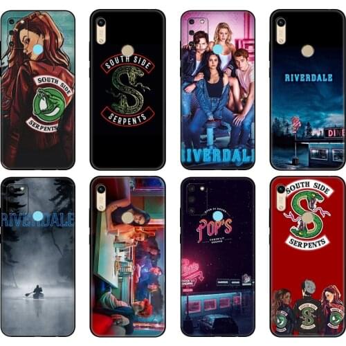 Black tpu Case For Honor 8a Prime 8s 9 10X Lite 9A 9C 9X Premium Pro 9S Case Cover TV Riverdale