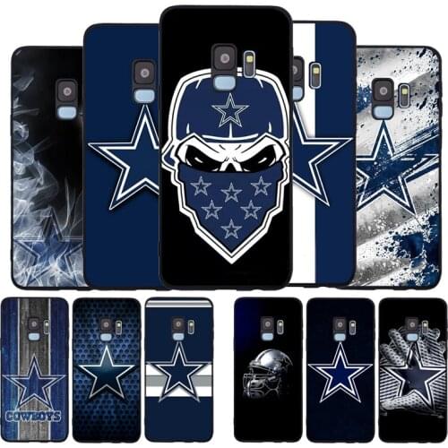 Dallas Cowboys Black TPU Silicone Soft Phone Case For Samsung Galaxy S20 S10 S9 S8 Plus Lite NOTE 10 9 8 S7 EDGE