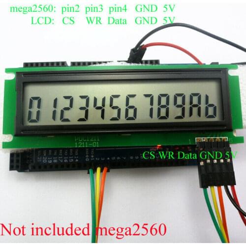 DC 5V 12bit 7Seg SPI LCD Display HT1621 LED Driver LED Module