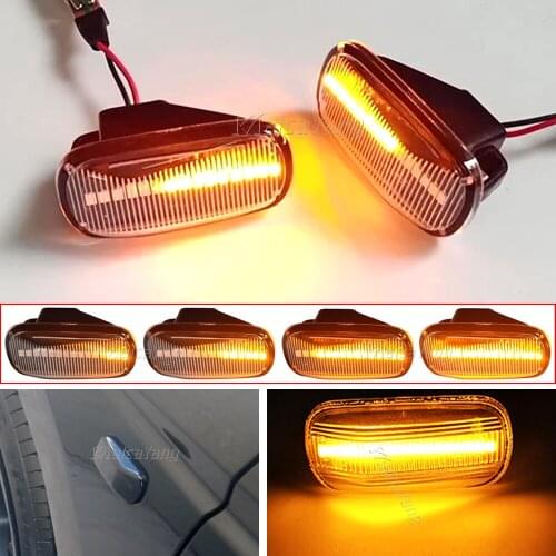 For Honda CRV Accord Civic City Fit Jazz Stream HRV S2000 Odyssey Integra Acura RSX NSX Car Dynamic LED Side Marker Signal Light
