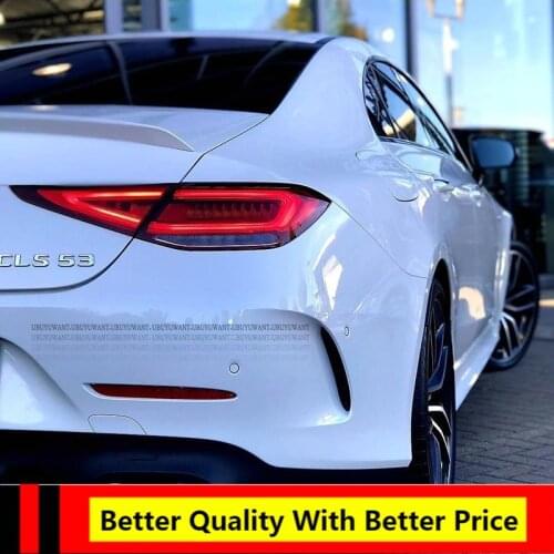 UBUYUWANT For Mercedes CLS W257 ABS Material Car Tail Wing Decoration Rear Roof spoiler for Benz CLS200 CLS300 2017-2020