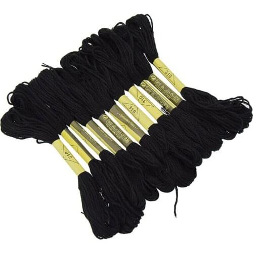 12pcs/set Cross Stitch Thread Cotton Floss for Embroidery Thread DIY Handmade Sewing Craft Accessories