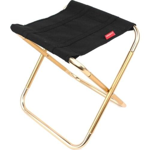 Quality Outdoor Foldable Fishing Chair Ultra Light Weight Portable Folding Camping Aluminum Alloy Picnic Fishing Chair With Bag