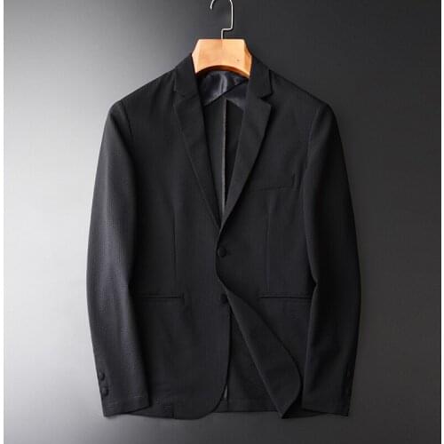 Classic New Arrival Fashion Vertical Stripes Mens Blazer Classic Hight Quality Mens Casual Suit Jacket Plus Size M-4XL