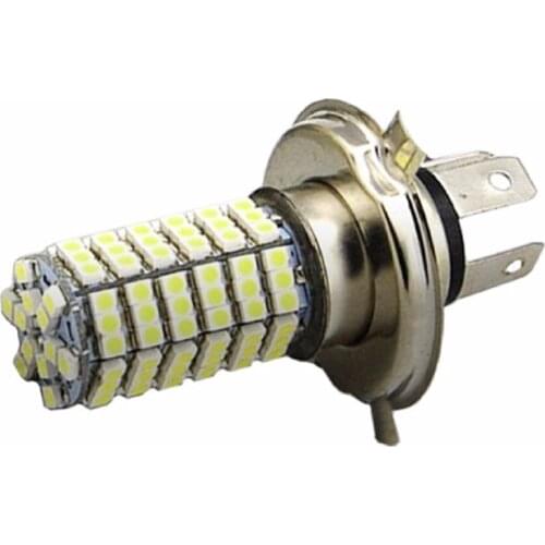 Kit 2 H4 Lampada Automotiva Farol 120 Leds 6000k Carro Moto Modelo H4