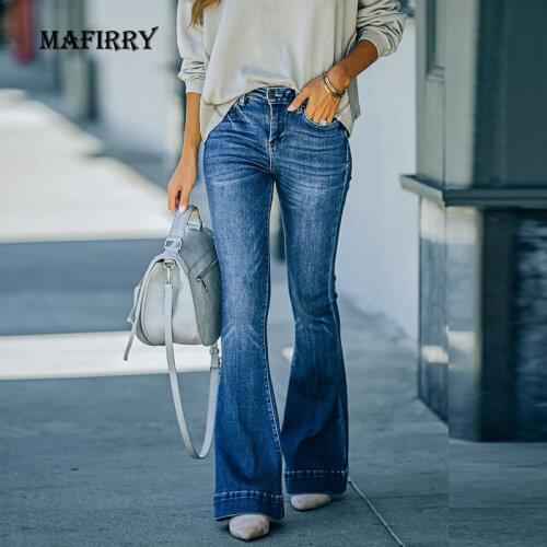 MAFIRRY Women's Flared Jeans