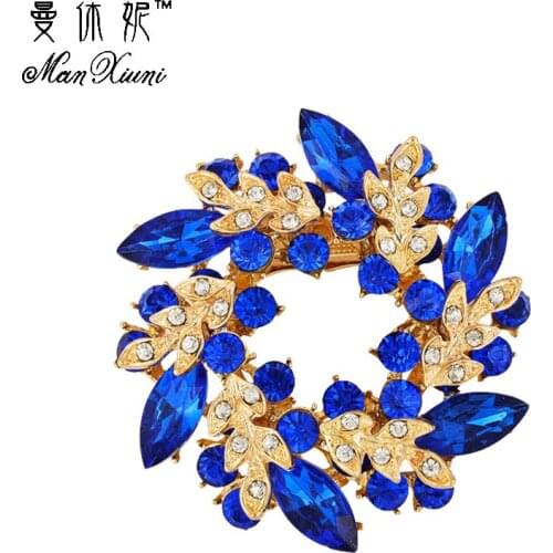 MANXIUNI Gold Brooches For Clothes