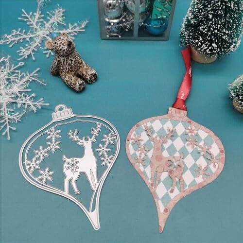 Christmas deer Metal Cutting Dies New for Scrapbooking DIY Album Embossing Folder Paper Card Maker Template Stencils