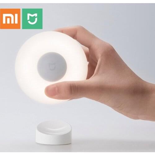 Newest Xiaomi mi Led Induction Night Light 2 Lamp Adjustable Brightness Infrared Smart Human body sensor with Magnetic base