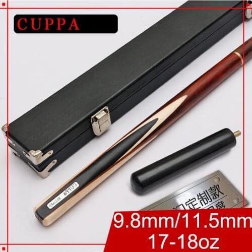 Custom Handmade 3/4 Snooker Cue Stick 9.8mm Tips Snooker Cues Case Set China