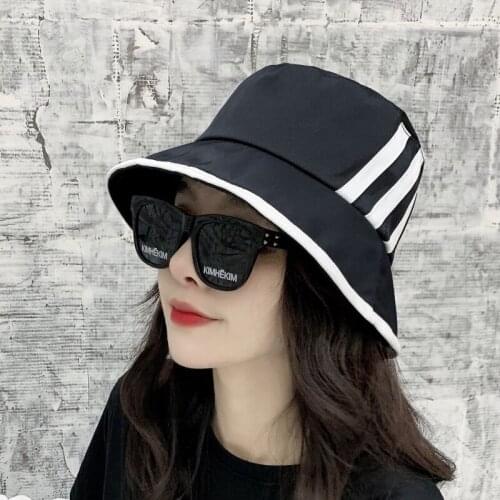 Zebra Pattern Retro Summer Bucket Hats Japanese Fisherman Hat Women Spring Sunscreen Simple Street Student Outdoor Beach Sun Cap