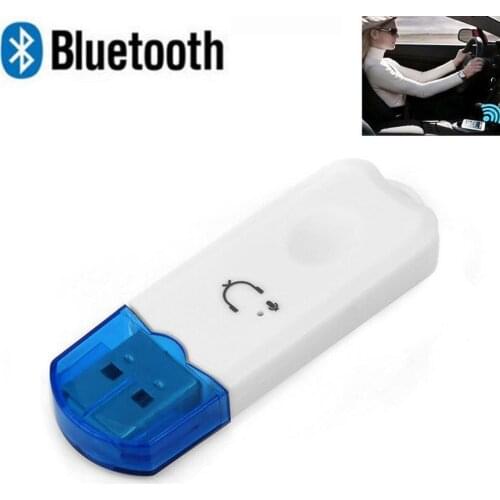 Hot USB Bluetooth Stereo Music Receiver Wireless Audio Built For Speaker Dongle Car Microphone For Phone In Kit Adapter B9H1