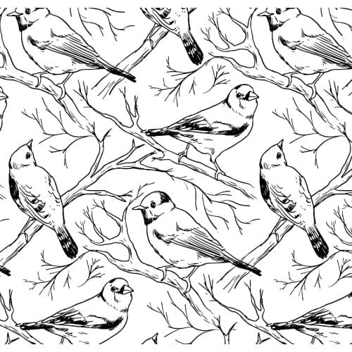 Birds on the tree background Transparent clear stamp for DIY Scrapbooking/Card Making/Kids Christmas Fun Decoration Supplies