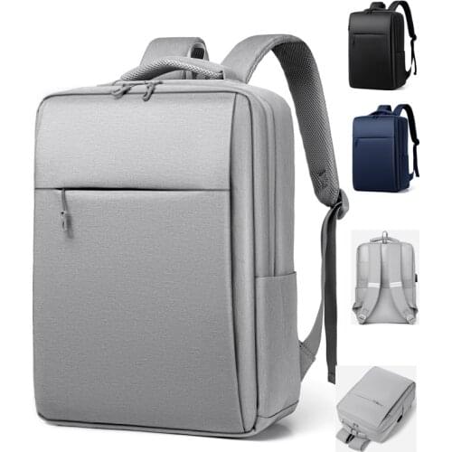 Fashion 15.6 Inch Laptop Backpack Computer Bag Men Women SchoolBag Business Bags Oxford Waterproof Rucksack College Daypack 2022