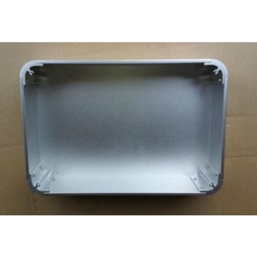 Silver aluminum 2107 Rounded corners amplifier chassis